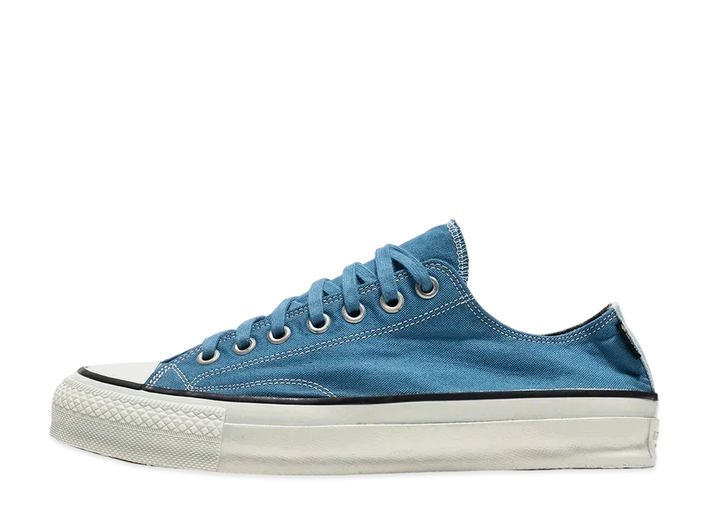 nonnative Dweller Trainer Low Cotton Canvas Over Dye With GORE-TEX By SPINGLE MOVE "Sax Blue"