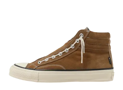 nonnative DWELLER TRAINER 2 HI COW LEATHER WITH GORE-TEX by SPINGLE "Brown"