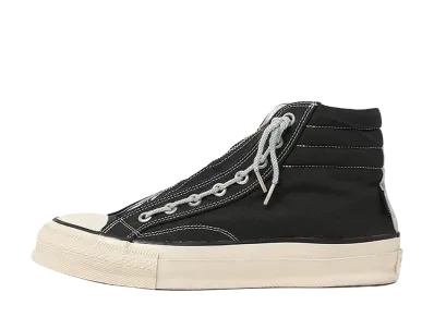 SPINGLE x nonnative Dweller Trainer 2 Hi Cotton Canvas Overdyed with GORE-TEX "Charcoal"