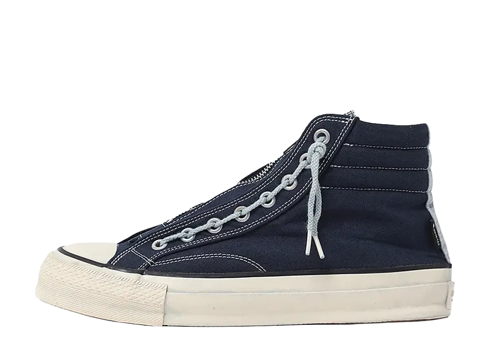 SPINGLE x nonnative Dweller Trainer 2 Hi Cotton Canvas Overdyed with GORE-TEX "Navy"
