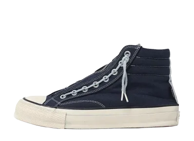 SPINGLE x nonnative Dweller Trainer 2 Hi Cotton Canvas Overdyed with GORE-TEX "Navy"