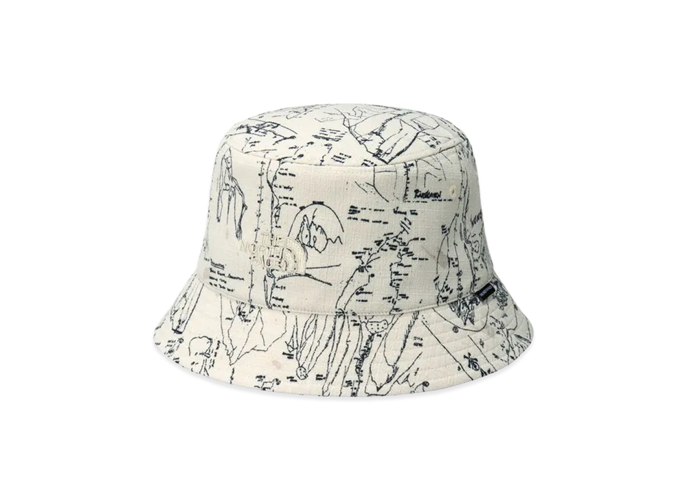 The North Face Aloha Rip Hat "Half Dome Drawing Fossil Ivory"