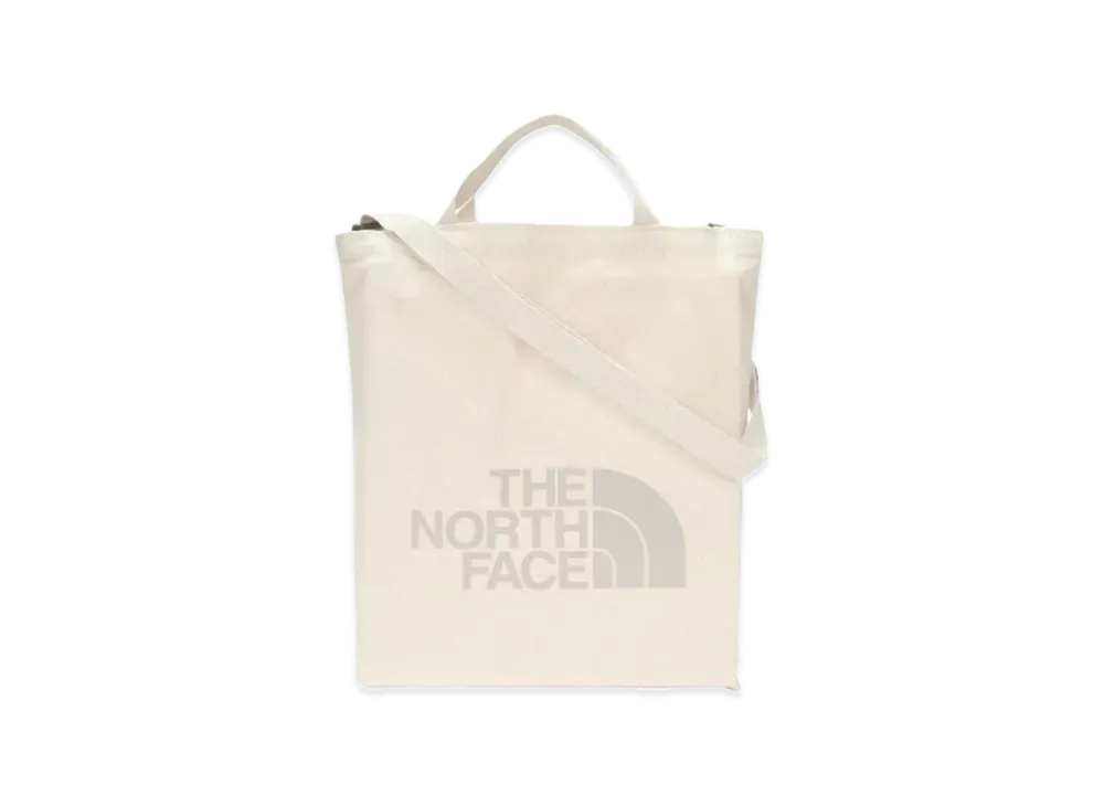The North Face Big Logo Tote "Beige/Light Gray"