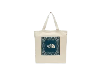 The North Face Cotton Canvas Tote "Beige/Smoke Blue"