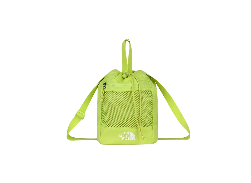 The North Face Linden Mesh Bucket Bag Mini "Lime"