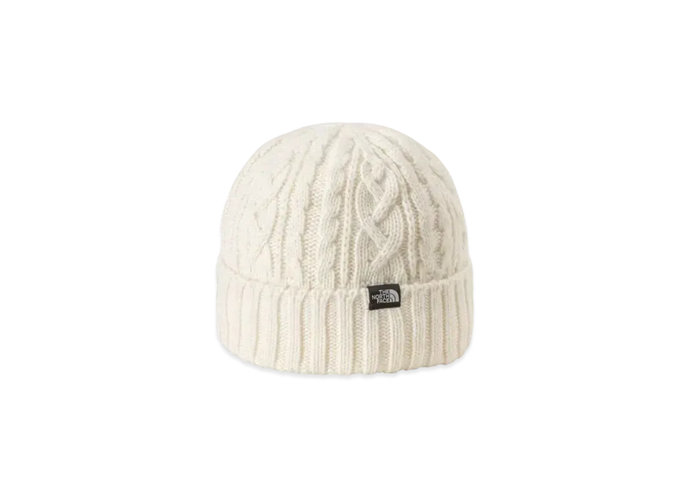 The North Face Cable Beanie "Off White"