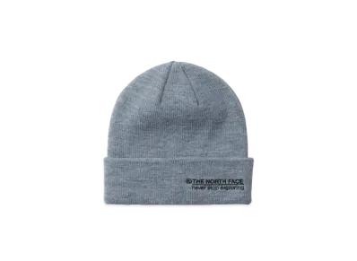 The North Face Embroidered Barred Beanie "Mix Gray"