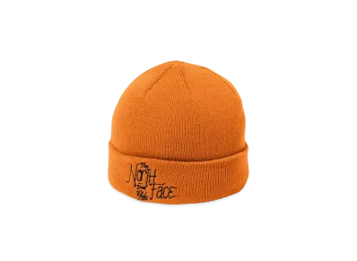 The North Face Embroidered Barred Beanie "Apricot Glaze"