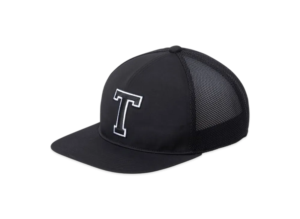 The North Face Logo Trucker Mesh Cap "Black"