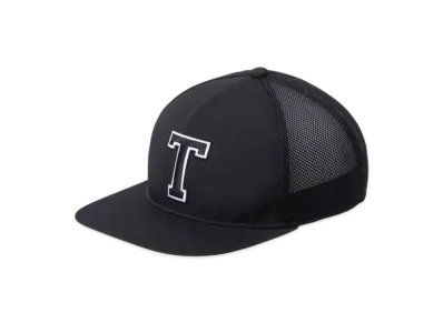 The North Face Logo Trucker Mesh Cap "Black"