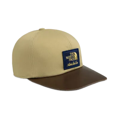 The North Face x Aime Leon Dore Leather Cap "Khaki Stone"