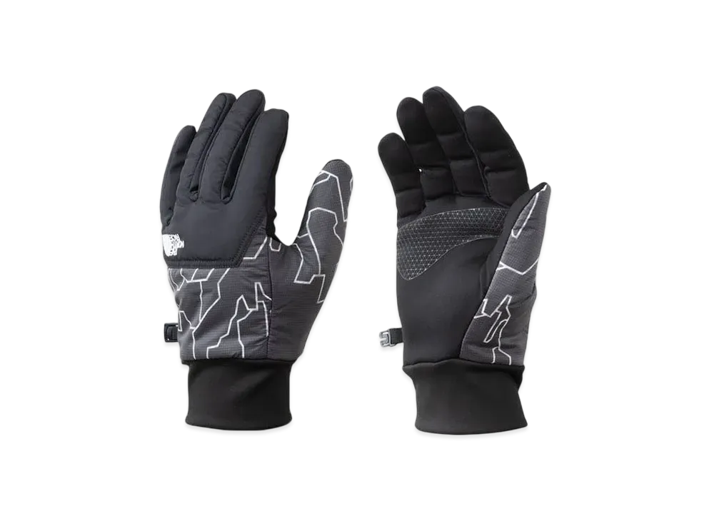 The North Face Nuptse Etip Gloves "Black Tree Bark"