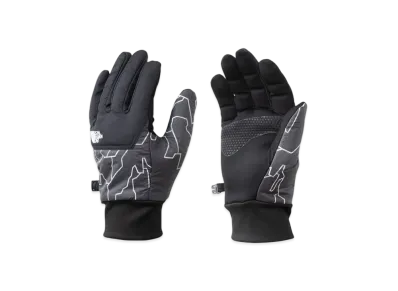 The North Face Nuptse Etip Gloves "Black Tree Bark"