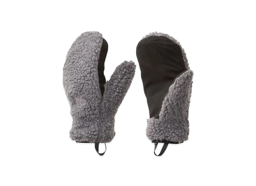 The North Face Reversible Extreme Pile Mitts "Mixed Charcoal GrayxBlack"