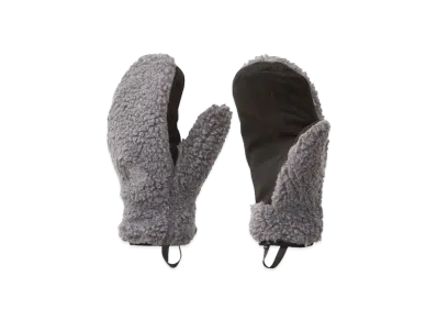 The North Face Reversible Extreme Pile Mitts "Mixed Charcoal GrayxBlack"