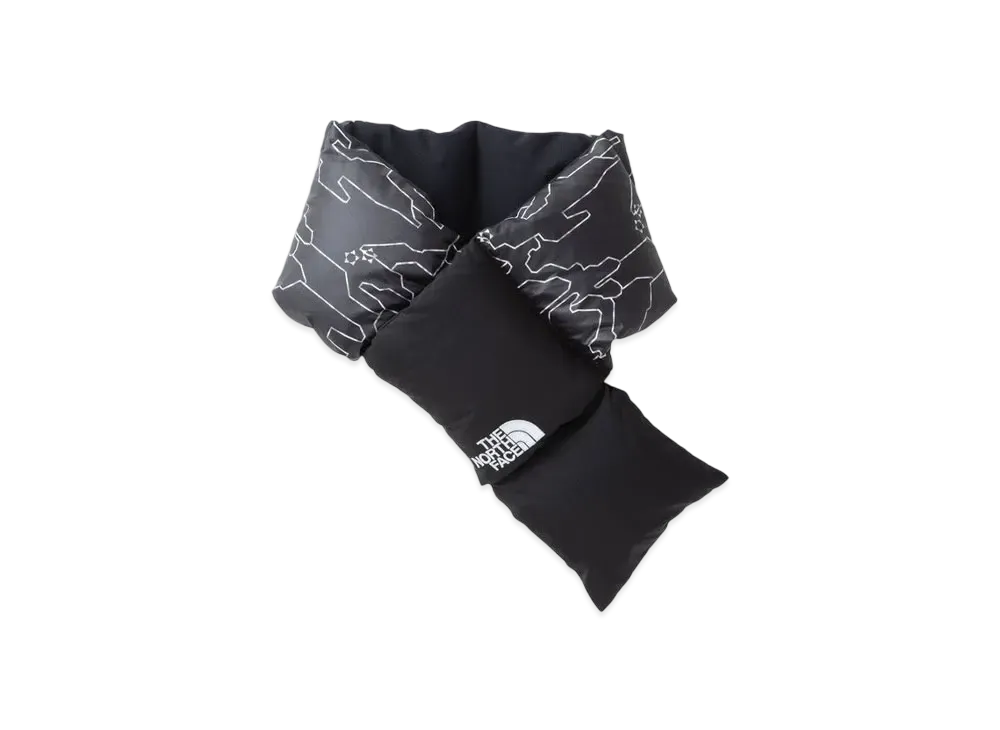 The North Face Nuptse Muffler "Black Tree Bark"