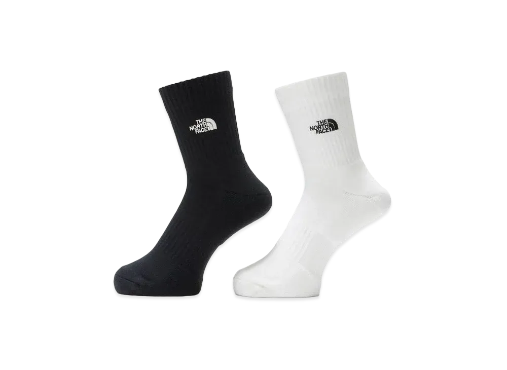 The North Face TNF Logo 2P Crew "TNF BlackxTNF White"