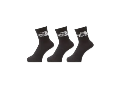 The North Face TNF Jacquard Logo 3P Crew "TNF BlackxTNF White"