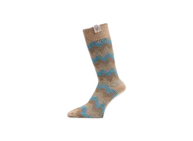 The North Face Nordic Wool Crew "Kelp Tan x Mountain Blue"