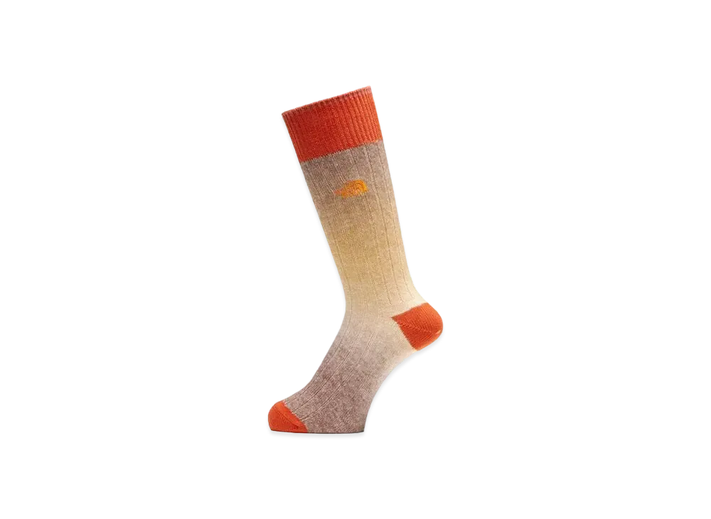 The North Face Faded Wool Crew "Chicory CoffeexTNF Orange"