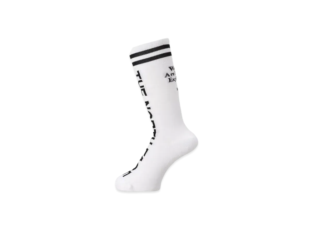 The North Face TNF Icons Text Logo Crew "TNF WhitexTNF Black"