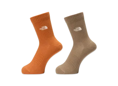 The North Face TNF Logo 2P Crew Coolmax "Classic Khaki/Iron Bronze"