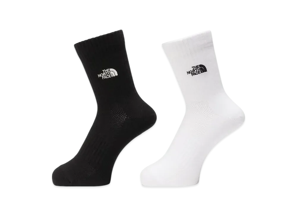 The North Face TNF Logo 2P Crew Coolmax "TNF Black/TNF White"