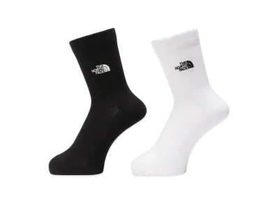 The North Face TNF Logo 2P Crew Coolmax "TNF Black/TNF White"