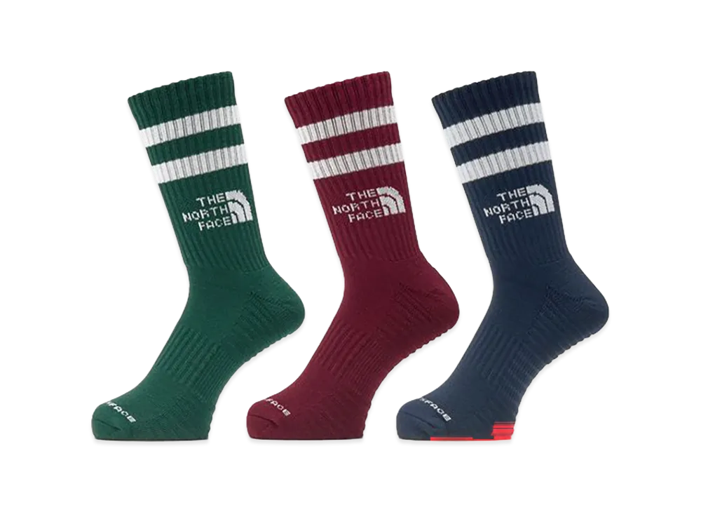 The North Face Running Uneven Dry 3P Crew Unisex "Multicolor Navy"