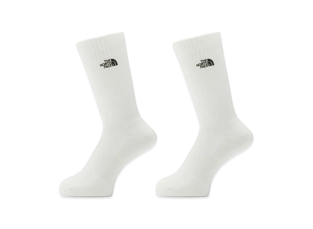 The North Face TNF Logo 2P Crew Unisex "TNF White/TNF White"