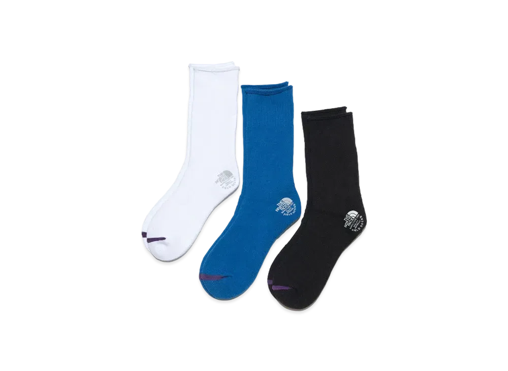 The North Face PURPLE LABEL Pack Field Socks 3P "Mix4"