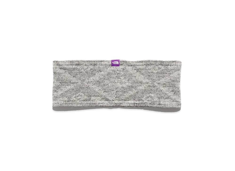 The North Face PURPLE LABEL NP Jacquard Field Head Band "Mix Charcoal"