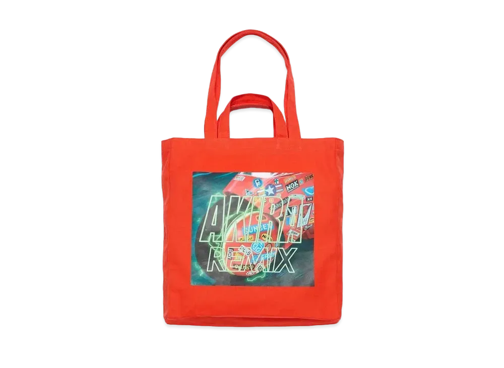 新品 AKIRA REMIX x nana-nana トートバック 赤 レッド nana-nana トートバッグ AKIRA REMIX × TOTE Bag メンズ