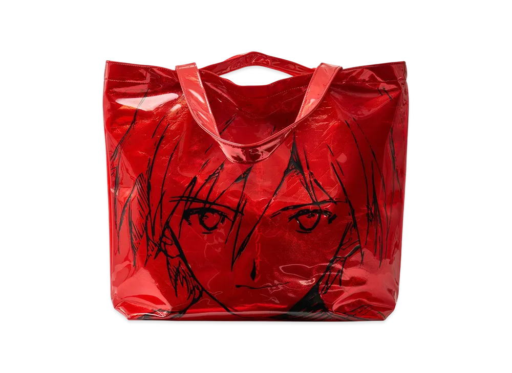 nana-nana x EVANGELION Shopping Tote Bag "Red"