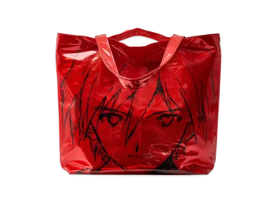 nana-nana x EVANGELION Shopping Tote Bag "Red"
