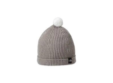 The North Face Kids Baby Pom Pom Cotton Beanie "Mushroom"