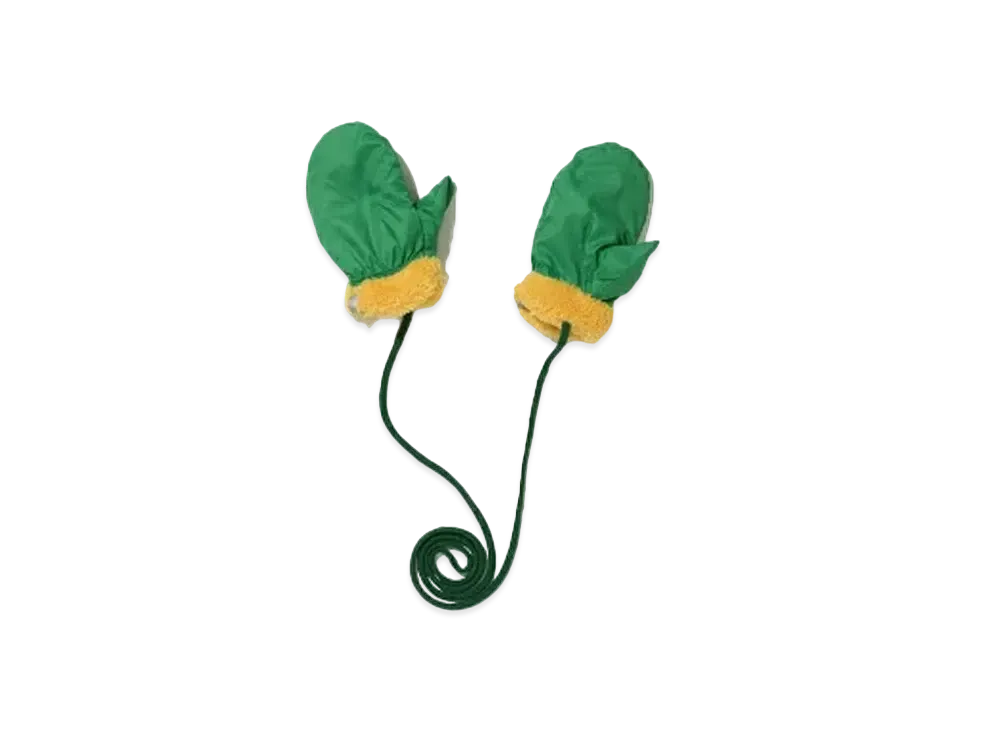 The North Face Baby Reversible Cozy Mitt (Kids) "Primary Green"