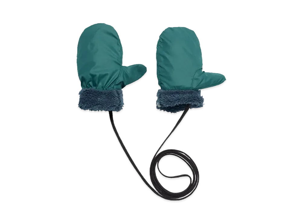 The North Face Baby Reversible Cozy Mitt Baby "Atlantic Deep Green"