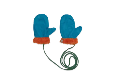 The North Face Baby Reversible Cozy Mitts "Alkaline Blue"