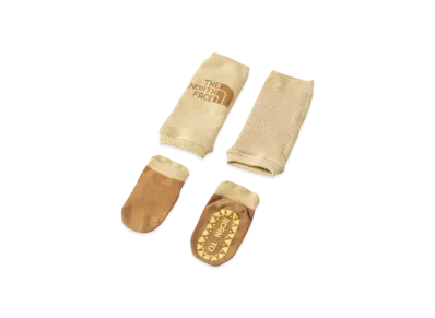 The North Face Baby Nuptse Leg Warmer & Socks Set "Gravel"