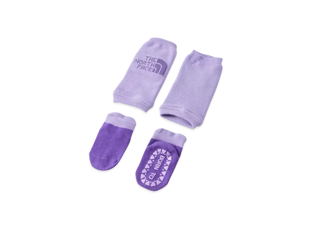 The North Face Baby Nuptse Leg Warmer & Socks Set "Purple Fog"