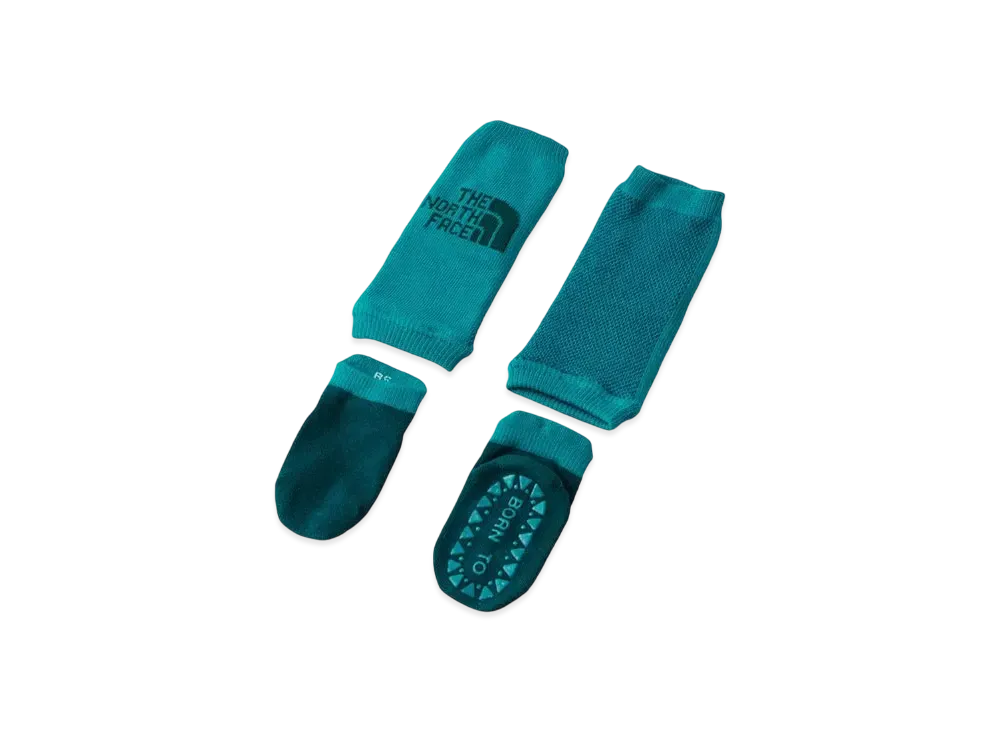 The North Face Baby Nuptse Leg Warmer & Socks Set "Alkaline Blue"