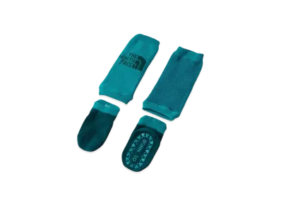 The North Face Baby Nuptse Leg Warmer & Socks Set "Alkaline Blue"