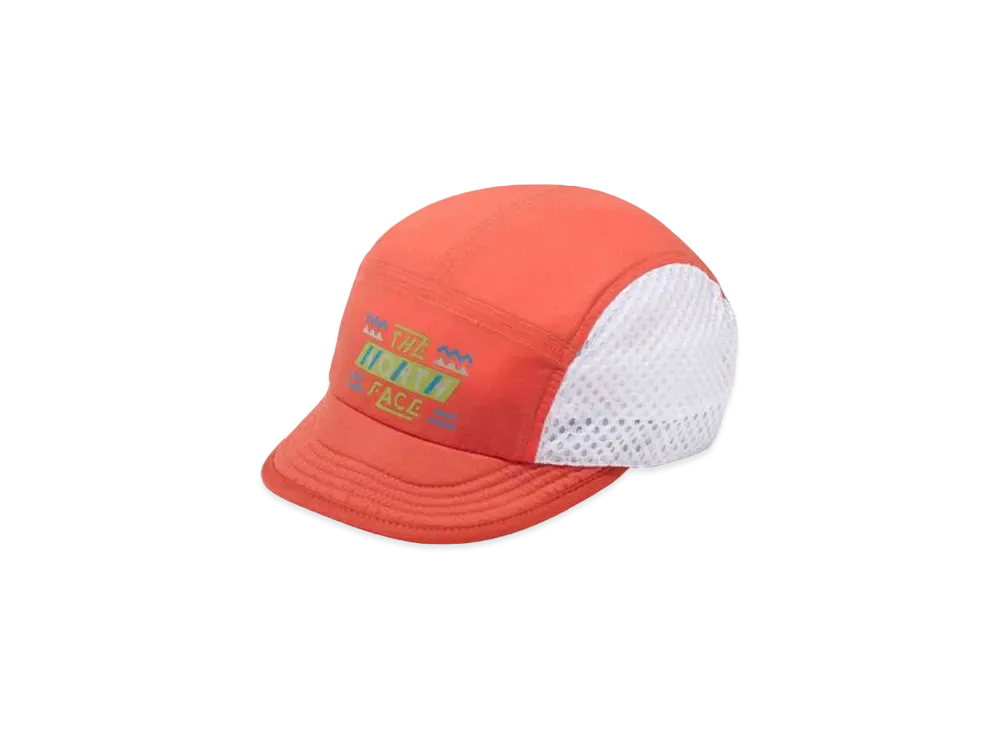 The North Face Anyrun Packable Cap Kids "Retro Orange"