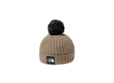 The North Face Kids Pompom Cappuccio "Kelp Tan"
