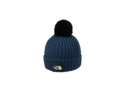 The North Face Kids Pompon Cappuccio "Mountain Blue"