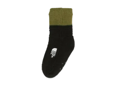 The North Face Kid's Nuptse Bootie Socks Kids "Military Olive x TNF Black"