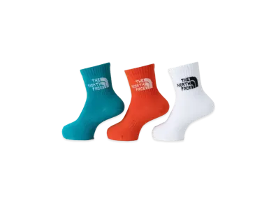 The North Face TNF Jacquard Logo 3P Crew "Multicolor White"