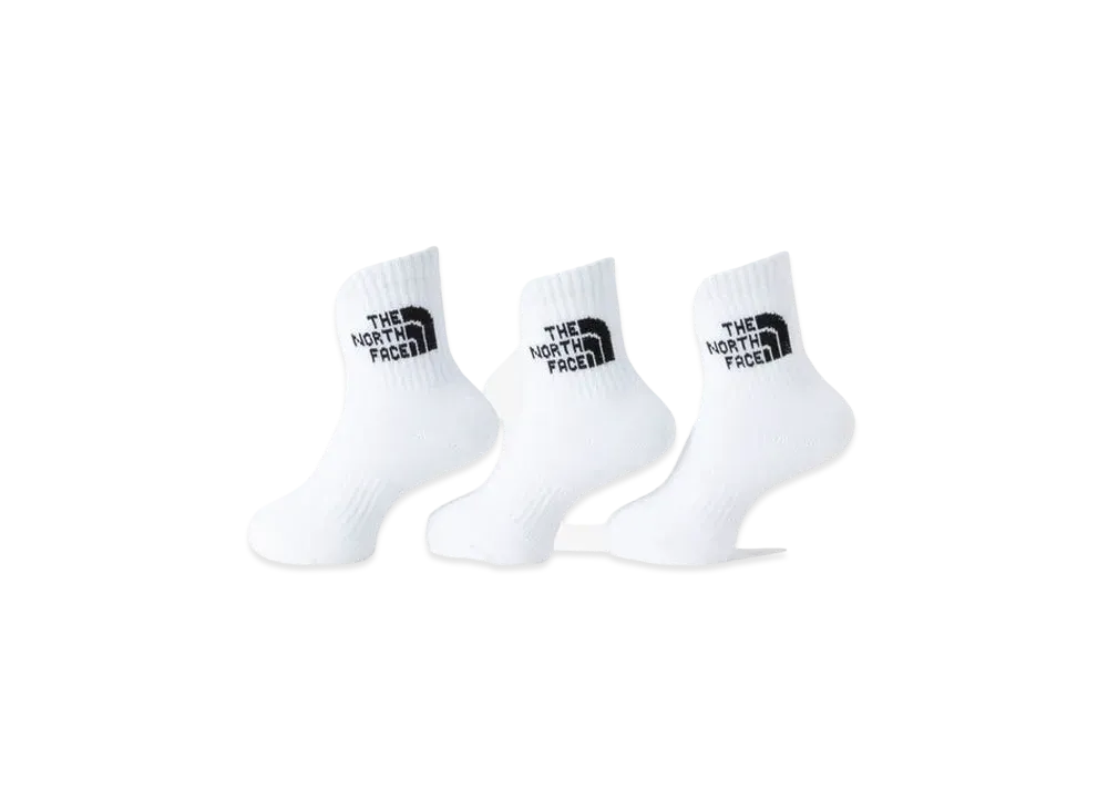 The North Face TNF Jacquard Logo 3P Crew "TNF WhitexTNF Black"