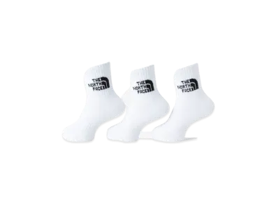 The North Face TNF Jacquard Logo 3P Crew "TNF WhitexTNF Black"